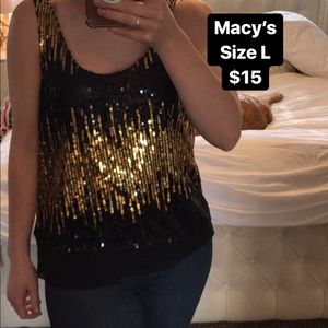 Macy’s Sequin Tank